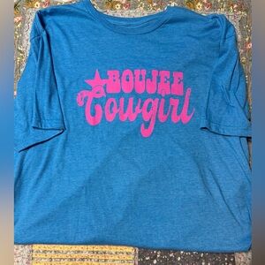 Blue Boujee Cowgirl T-Shirt